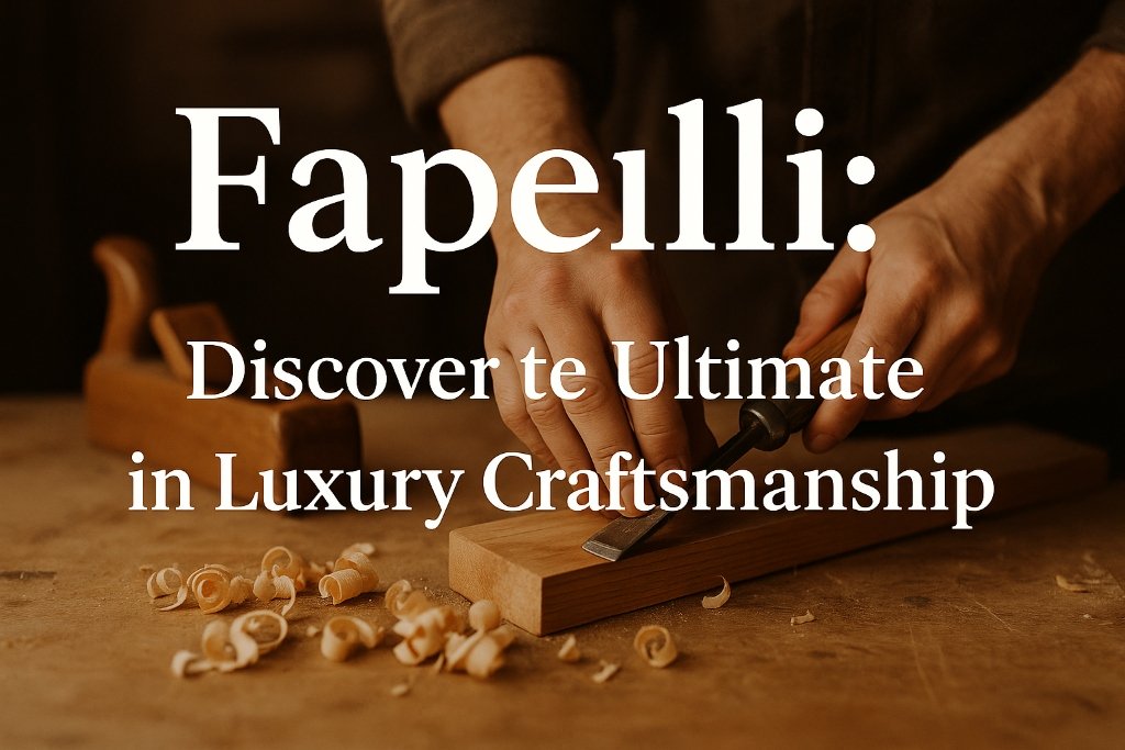 Fapelli The Ultimate in Luxury Craftsmanship