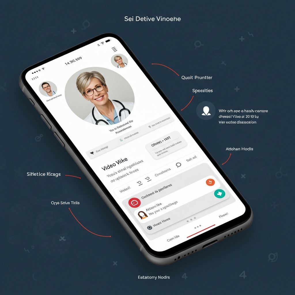 a video call with a doctoer with the help of doctiplus app