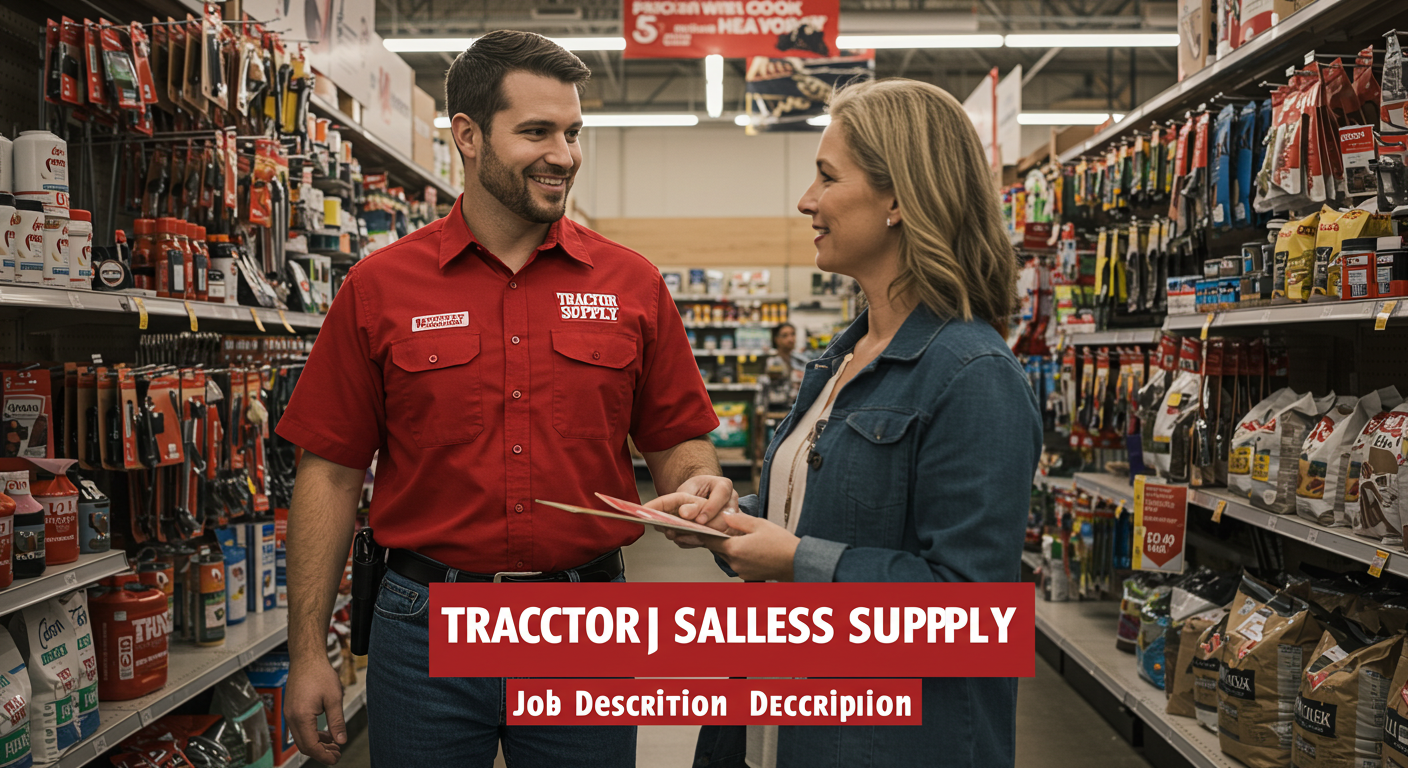 Tractor Supply Sales Associate Job Description & Skills