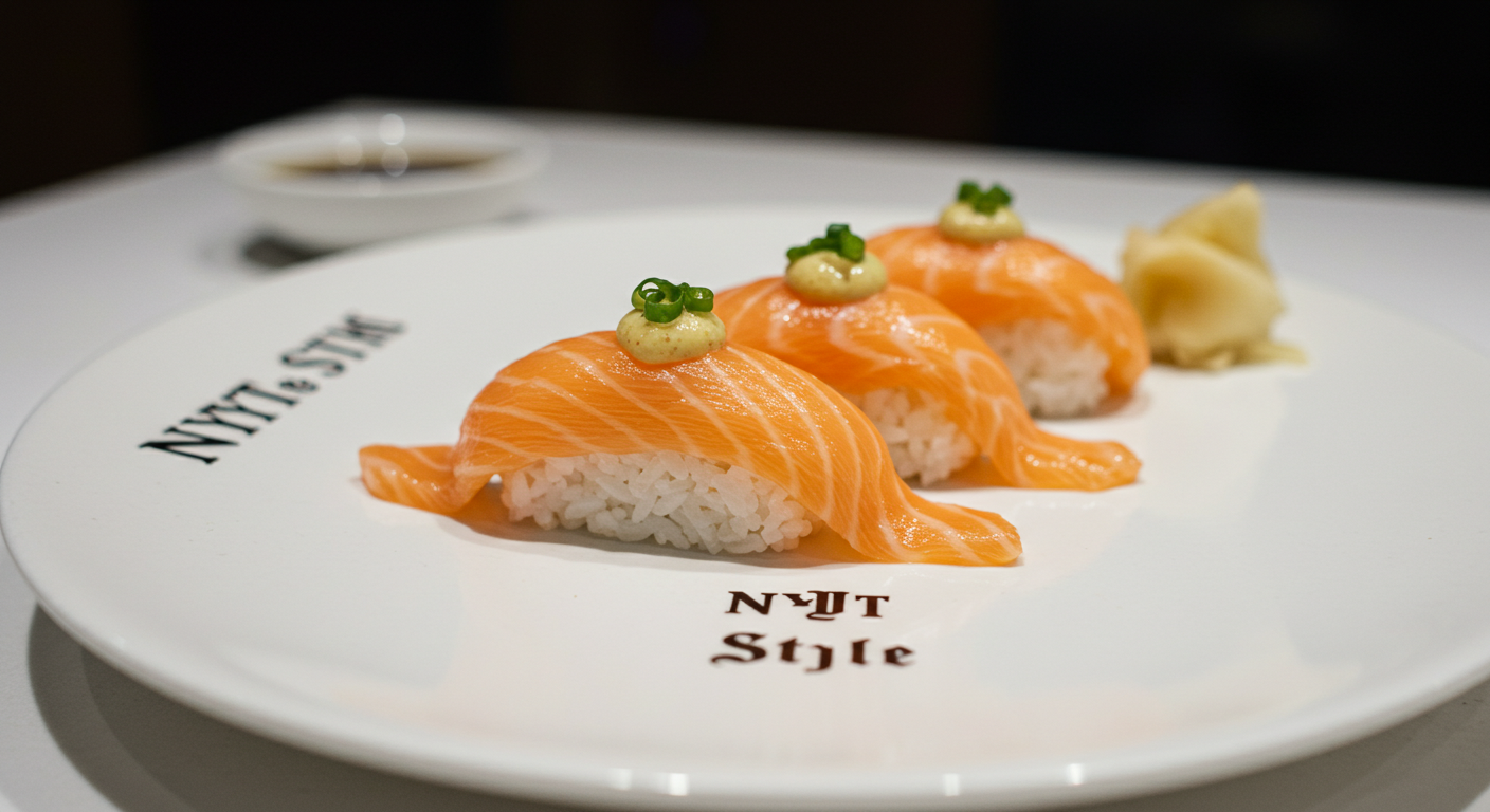 Sushi Order Topped with Salmon NYT – Explained