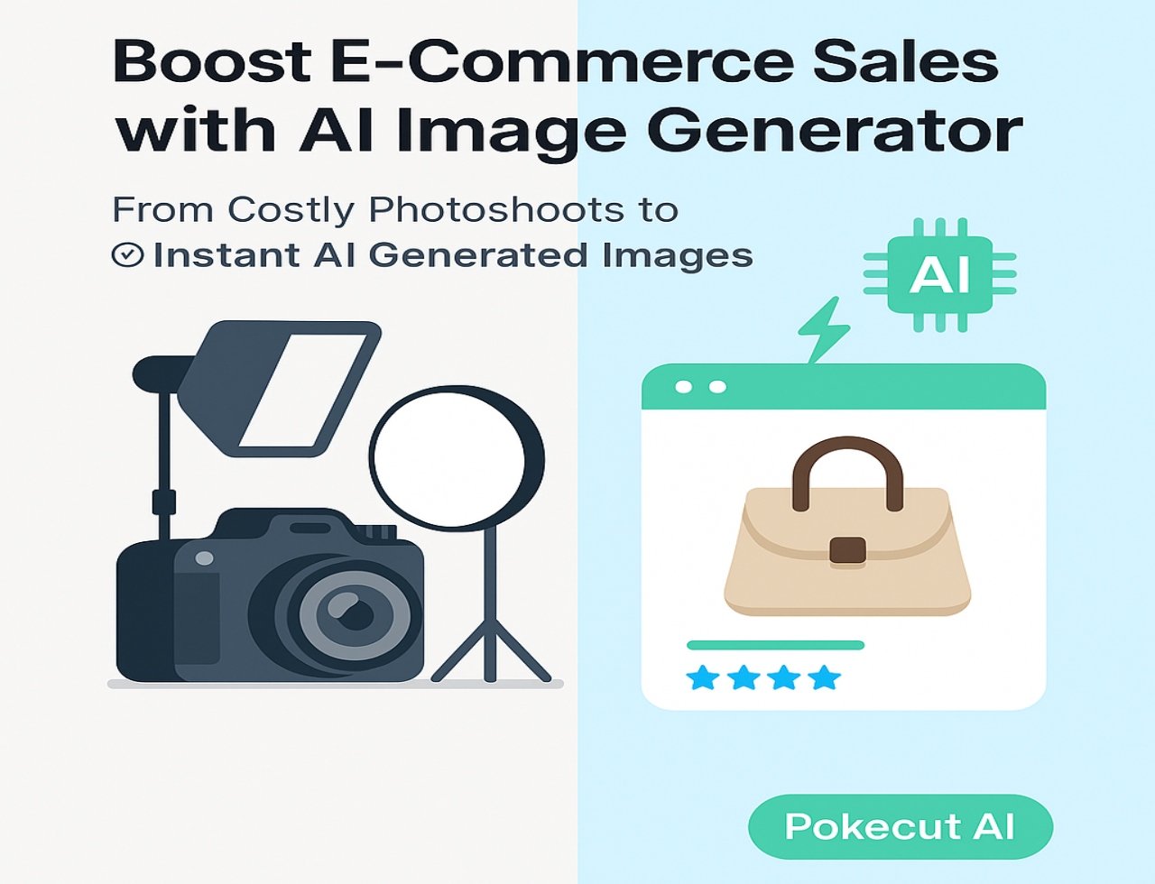 Boost Sales Fast with an AI Image Generator for E-Commerce